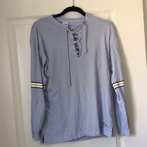 Baby Blue oversized long sleeve
